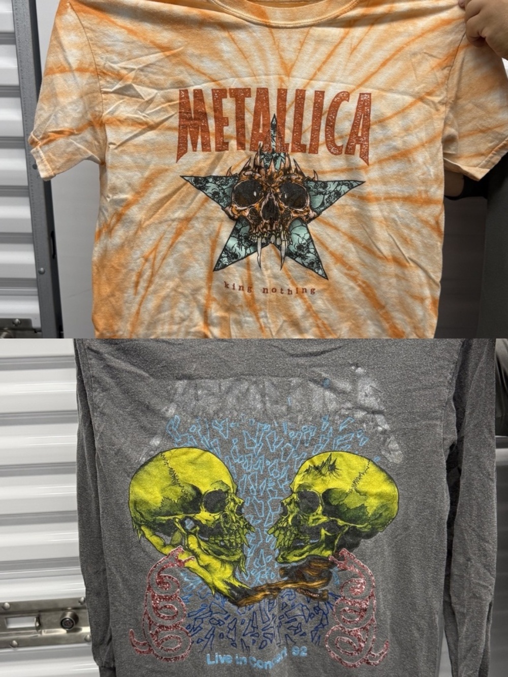 Metallica Women's Graphic Shirts Lot of 2 Size Small S